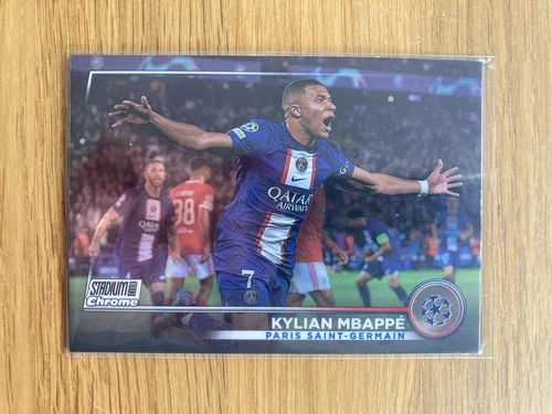 Kylian Mbappe 2023 Topps Stadium Club Chrome UEFA
