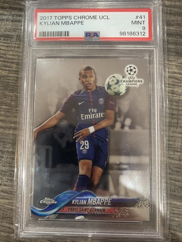 Kylian Mbappe 2017 Topps Cromo UCL
