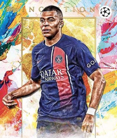 Kylian Mbappe 2023 Topps Inception UEFA Club Competitions