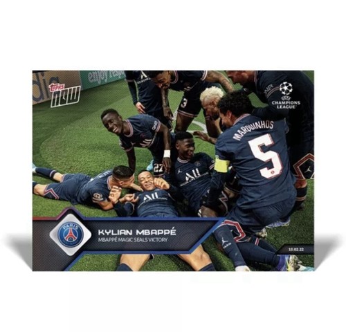 Kylian Mbappe 2021 Topps Now