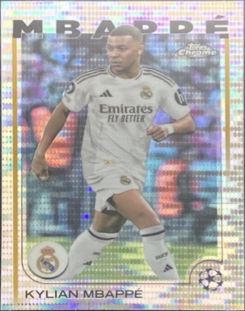 Kylian Mbappe 2024 Topps UCC Chrome Speckle