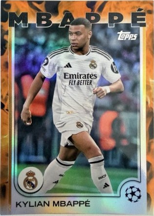 Kylian Mbappe 2024 Topps UCL 10/25
