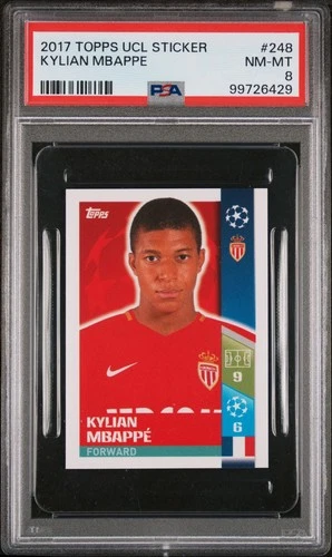 Kylian Mbappe 2017 Topps UEFA Champions League