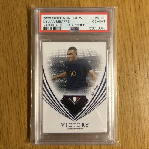 Kylian Mbappe 2023 Futera Unique Zaffiro /10