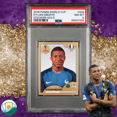 Kylian Mbappe 2018 Panini World Cup Swiss Gold
