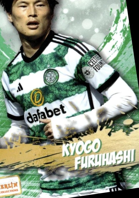 Kyogo Furuhashi 2023 Topps Merlin Heritage UEFA Club Competitions