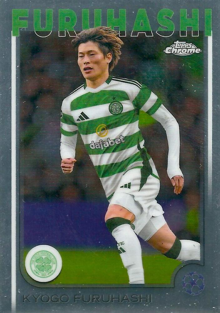 Kyogo Furuhashi 2024 Topps Chrome UEFA Club Competitions