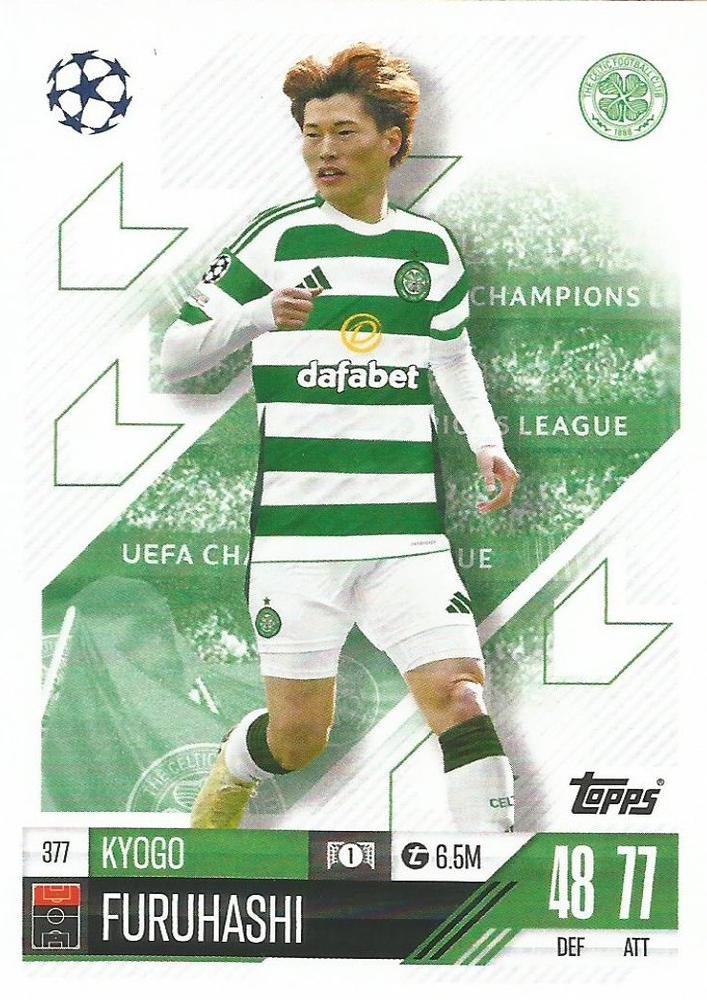 Kyogo Furuhashi 2024 Topps Match Attax UEFA Club Competitions