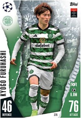 Kyogo Furuhashi 2023 Topps Match Attax UEFA Club Competitions