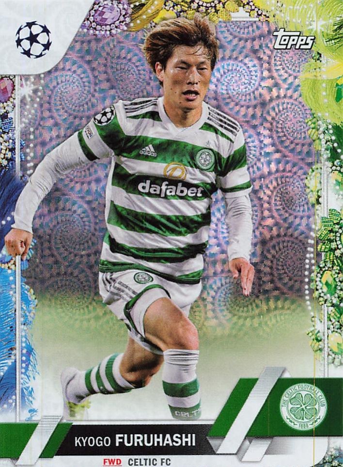 Kyogo Furuhashi 2022 Topps UEFA Club Competitions Carnaval Edition