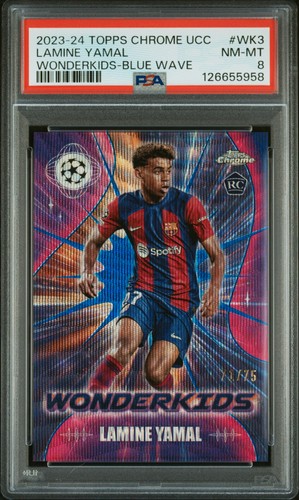 Lamina Yamal 2024 Topps Chrome UEFA Club Competitions /75