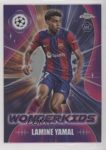 Lamina Yamal 2023 Topps Cromo UEFA Clubes Competiciones