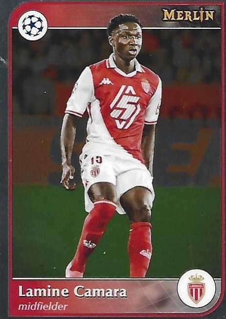 Lamine Camara 2024 Topps Merlin UEFA Club Competitions