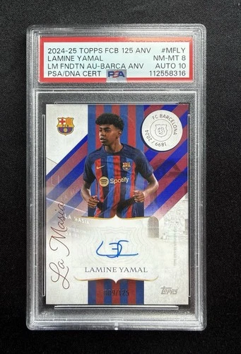 Lamine Yamal 2024 Topps 125th Anniversary /125