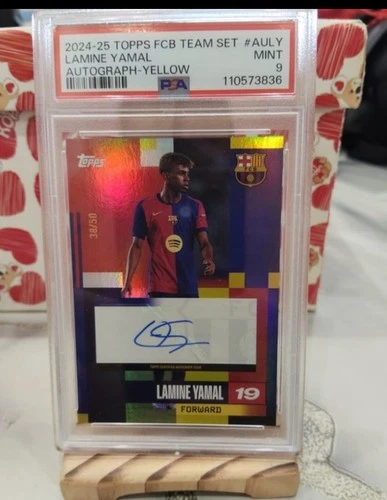 Lamine Yamal 2024 Topps 2024/25 Barcelona Team Set Laminates /50