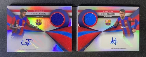 Lamine Yamal / Angel Alarcon 2023 Topps Chrome /25