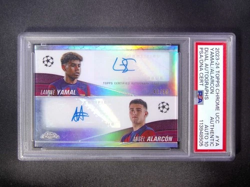 Lamine Yamal / Angel Alarcon 2024 Panini Chrome UEFA /99