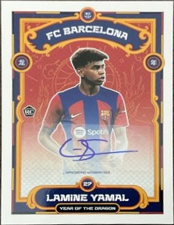 Lamine Yamal 2023 Topps Barcelona Dragon /99