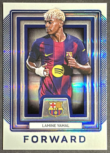 Lamine Yamal 2025 Futera Barcelona Platinum Sapphire /19