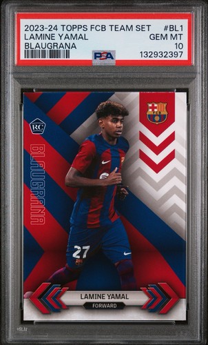 Lamine Yamal 2023 Topps Barcelona Team Set
