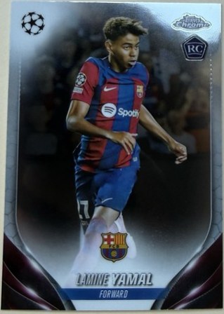 Lamine Yamal 2023 Topps Chrome