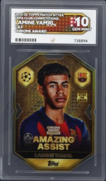 Lamine Yamal Panini Chrome