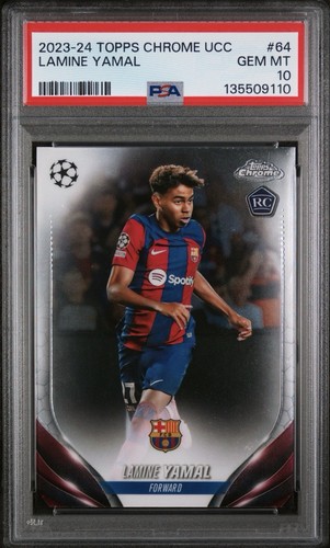 Lamine Yamal 2023 Topps Chrome #64