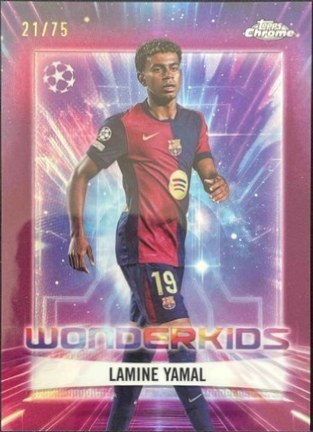 Lamine Yamal 2024 Topps Chrome /75
