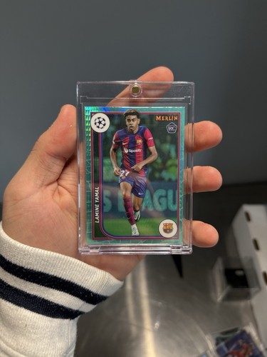 Lamine Yamal 2023 Topps Chrome Aqua Prism /27