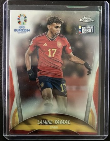 Lamine Yamal 2024 Topps Chrome UEFA EURO 2024 #17
