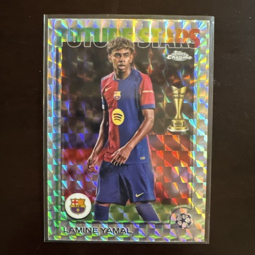 Lamine Yamal 2024 Topps Chrome Geometric Refractor /27
