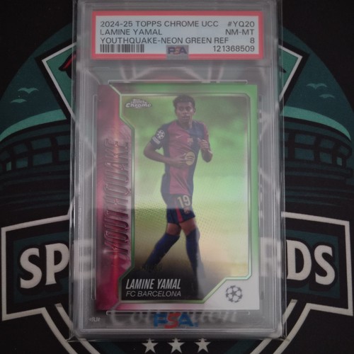 Lamine Yamal 2024 Topps Chrome Green /99