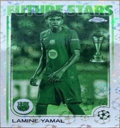 Lamine Yamal 2024 Topps Chrome Green Refractor /99