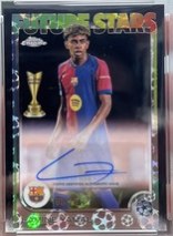 Lamine Yamal 2024 Topps Chrome Logofractor