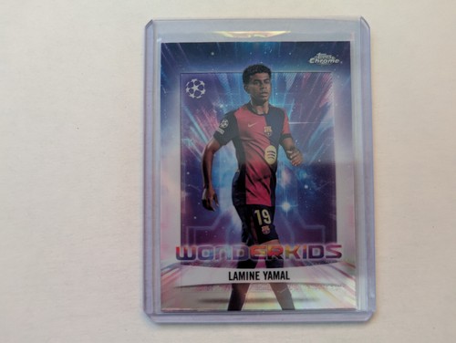 Lamine Yamal 2024 Topps Chrome Magenta Refractor