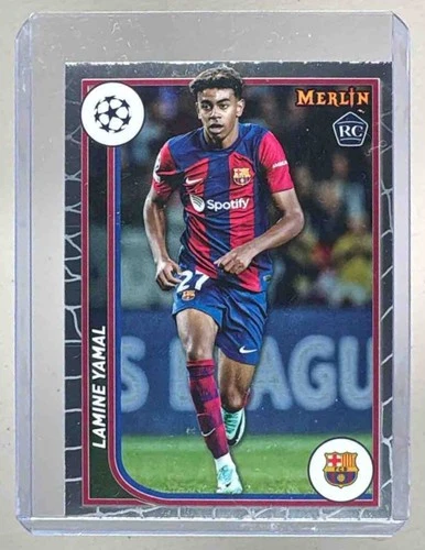 Lamine Yamal 2023 Topps Chrome Merlin