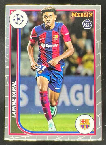 Lamine Yamal 2023 Topps Chrome Merlin