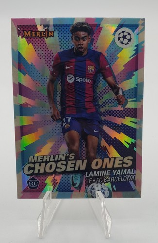 Lamine Yamal 2023 Topps Chrome Merlin
