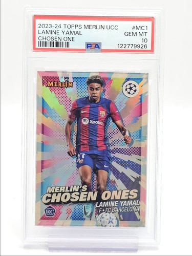 Lamineé Yamal 2023 Topps Chrome Merlin