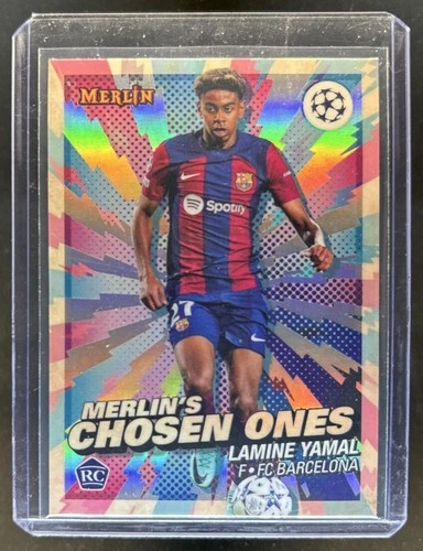 Lamine Yamal 2023 Topps Chrome Merlin Chrome