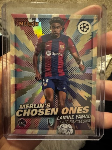 Lamine Yamal 2023 Topps Chrome Merlin #MC-1