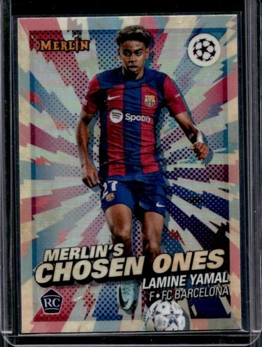 Lamine Yamal 2023 Topps Chrome Merlin #MC-1
