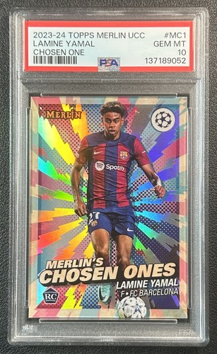 Lamine Yamal 2023 Topps Chrome Merlin #MC-1