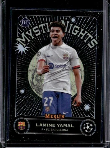 Lamine Yamal 2023 Topps Chrome Merlin UEFA #MN-8