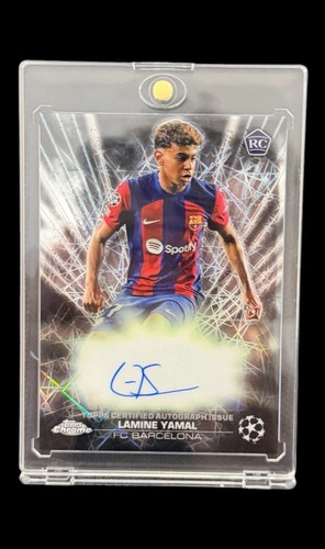 Lamine Yamal 2024 Topps Chrome Noir Lazer