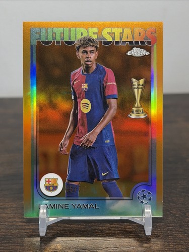 Lamine Yamal 2024 Topps Chrome Orange /25