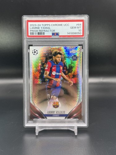 Lamine Yamal 2023 Topps Chrome Prisma Refractor