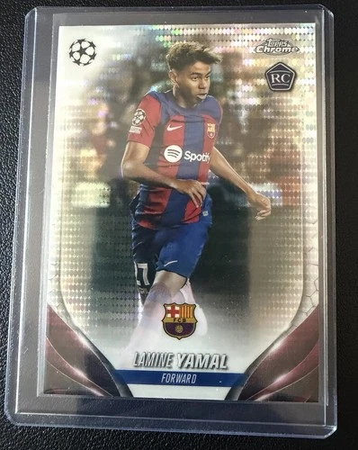 Lamine Yamal 2023 Topps Chrome Pulsar Refractor