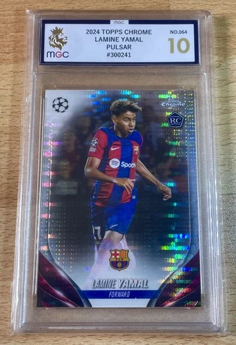 Lamine Yamal 2024 Topps Chrome Pulsar Refractor /64