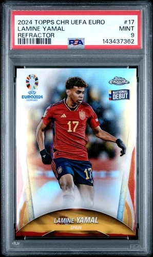 Lamine Yamal 2024 Topps Chrome Refractor